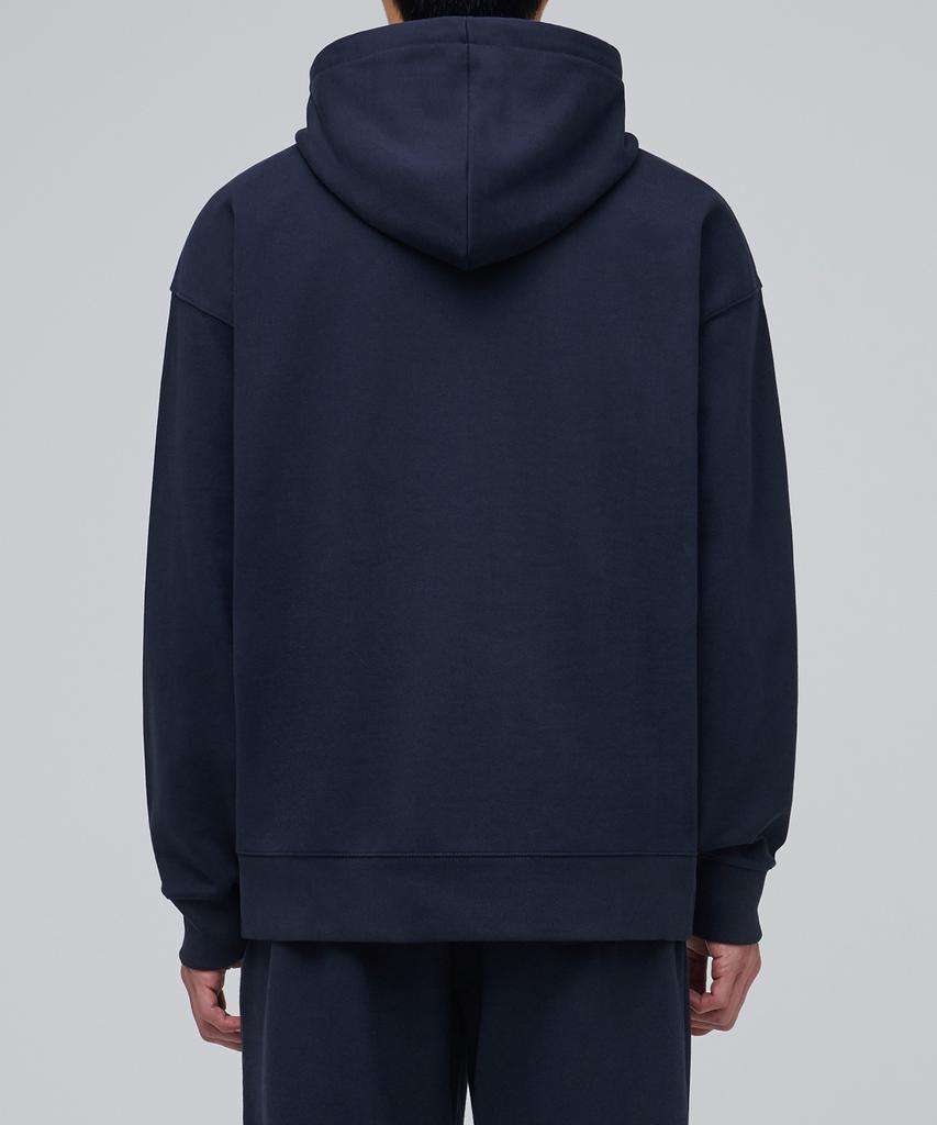 Heavyweight Oversized Hooded Sweatshirt [Navy]