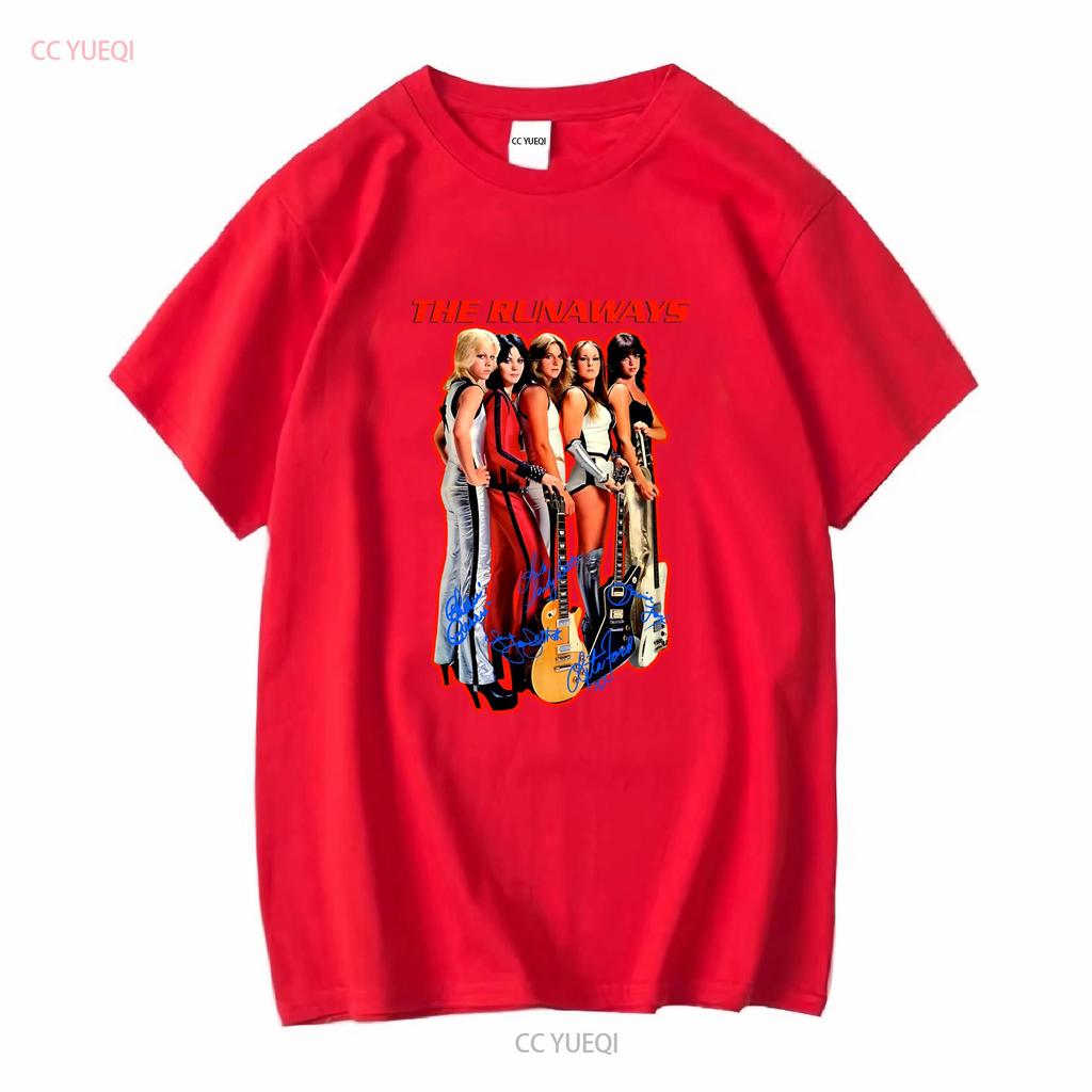 T-shirt The Runaways nuovo miglior regalo per i fan vintage Lavata Elasticizzata uomo Top Per Uso Quotidiano Casual Leggermente