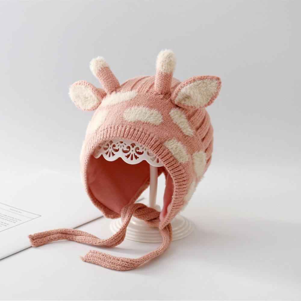Katoenen Cartoon Babyhoed Winddichte Meisjes Oorbescherming Cap Modieuze Baby Cap Winter