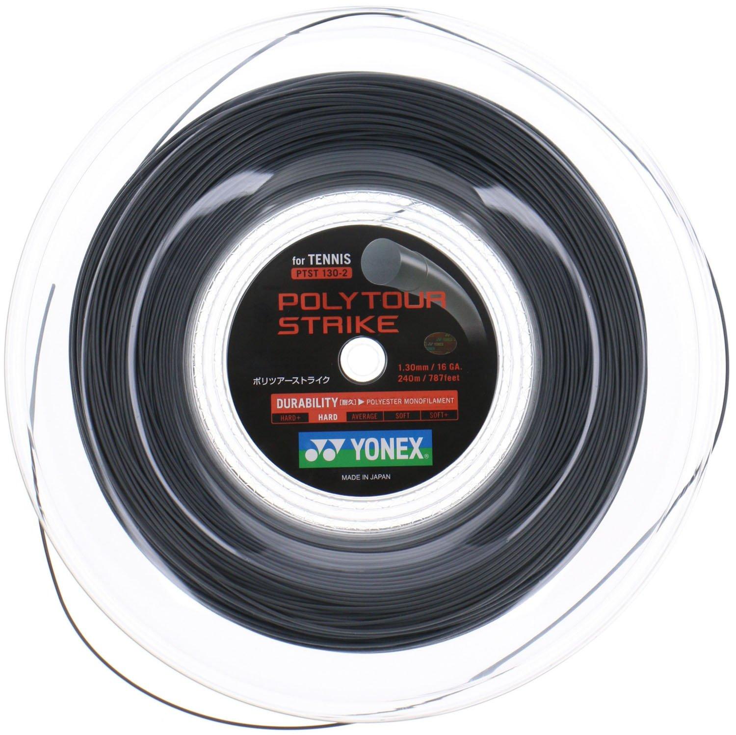 

YONEX Tennis Strings Poly Tour Strike 130 Iron Gray [Roll 240m] PTST130-2