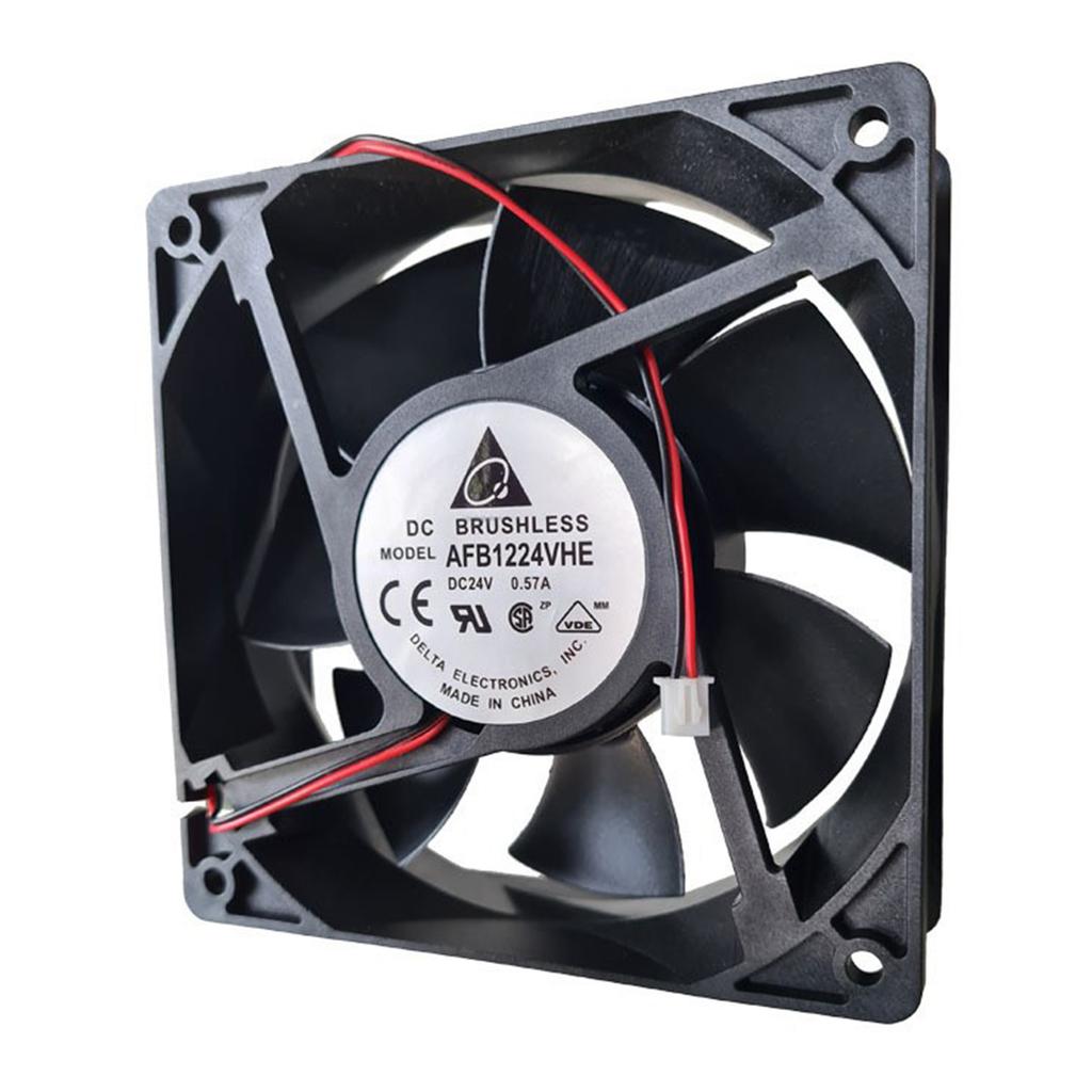 AFB12HE DC 0.57A 12CM 12038 120x120x38MM 2-Draht Wechselrichter Lüfter für Delta Gehäuse Kühler