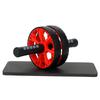 Double Round Abdominal Exercise Wheel, Including Kneeling Pad, Home Fitness Equipment for Core Abdominal Training, for Gift