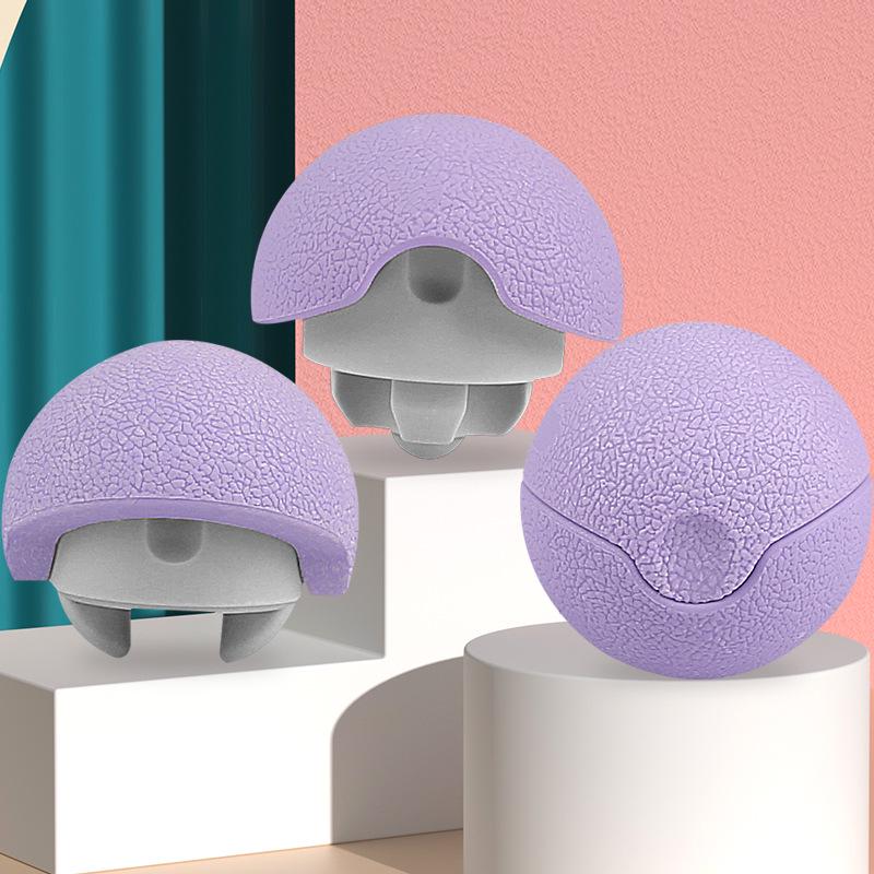 3-in-1 Handheld TPE Fascia & Yoga Massage Ball for Muscle Relaxation One Size