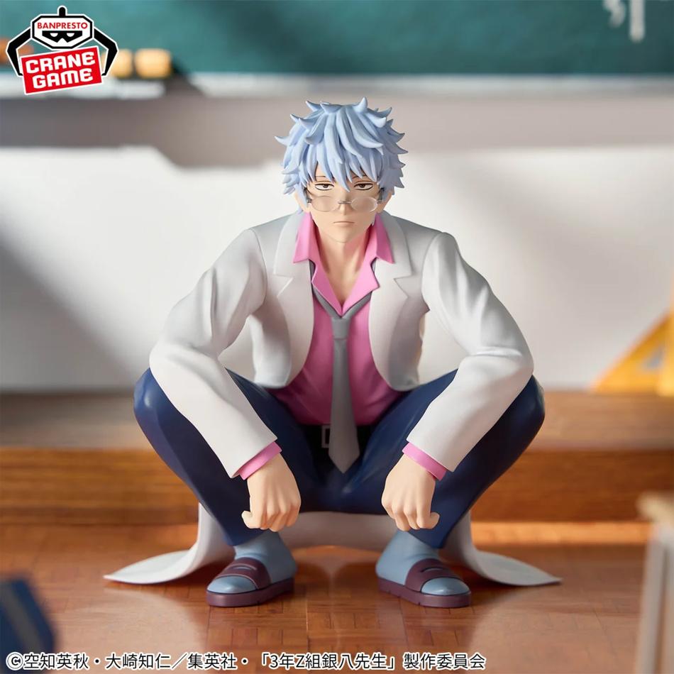 In Stock 12CM Anime Gintama Figure Sakata Gintoki Katsura Kotarou Animation Model Toys Gifts Collection Decoration Ornaments