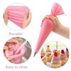 Silicone Piping Tip Set Cake Frosting Tips Stainless Steel Nozzles Spatula DIY Baking Tools Accessory
