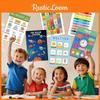 Educational Poster Set For Kids With Visual And Cognitive Development In Classroom Decor For Preschool And Elementary