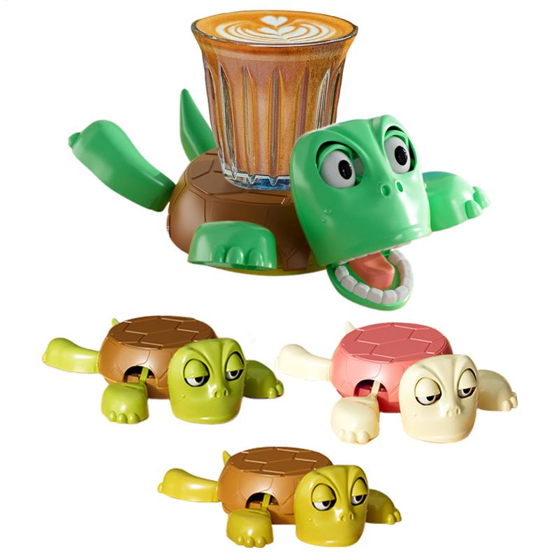 Funny Turtle Coaster Plastic Material Cup Mat Insulation Pad Home/Office Decorative Cup Pad Mug Holder With cute Expression