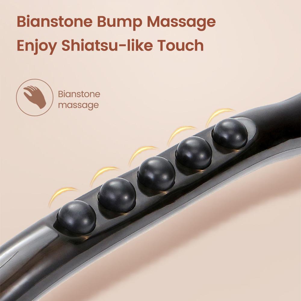 Elektrischer Guasha Massage-Stab Vibration Cellulite-Massagegerät für den Körper Infrarot-Wärmetherapie Rücken Körper-Schaben Akupunktur