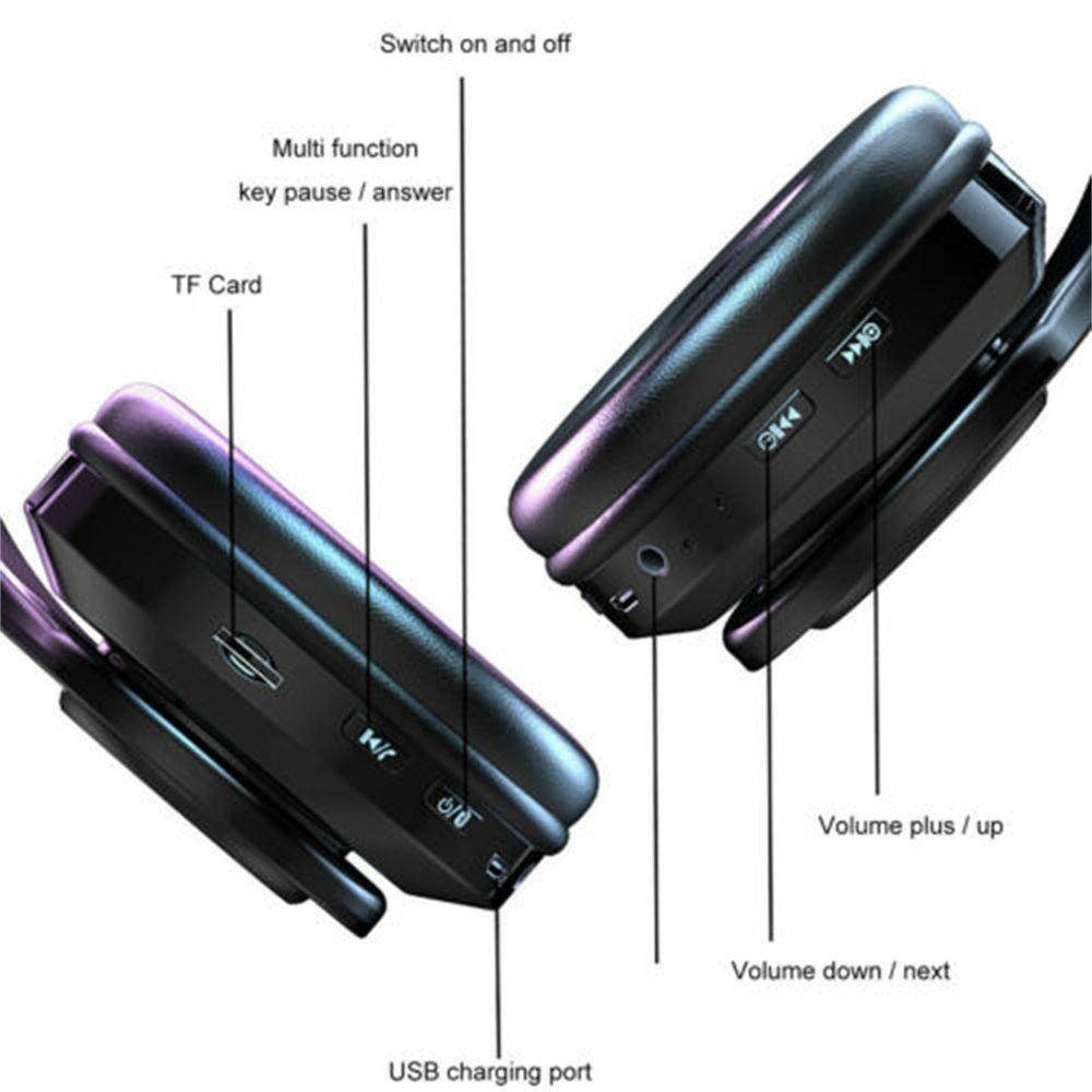 Noise Cancelling Gaming Headset With Mic Wireless Call Headset New Bluetooth Headset  Home
