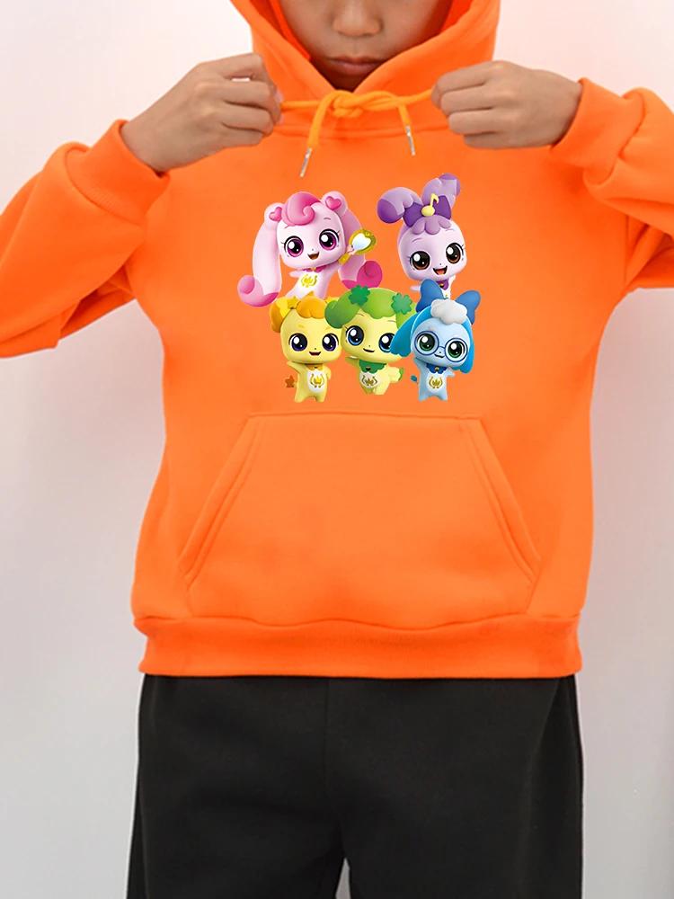 Teenie ping Kreslená fleecová mikina Anime mikina y2k sudadera Podzimní chlapecká mikina Pulovr Dětské oblečení dětské oblečení dívky