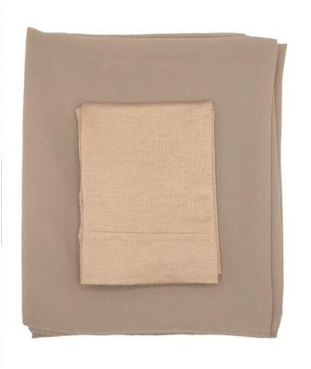 2Pcs Undercap Chiffon Hijab Scarf Set Thin Elastic Tube Head Cover Elegant Soft Cozy Breathable Sunscreen Bandana Combination