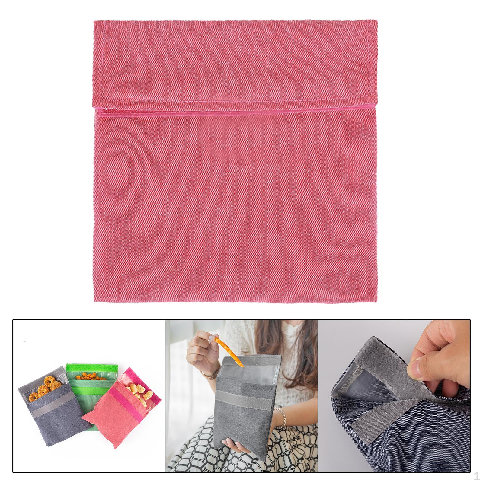 Тканевая сумочка для хранения снеков для ярко-розовый 589₽