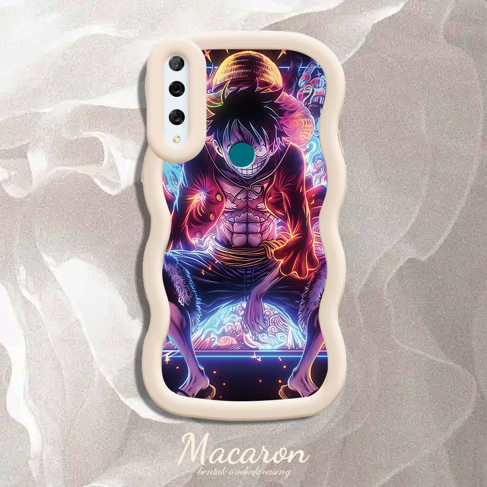 

М який силіконовий чохол Macaron Phone Case з малюнком Big Wave Edge Протиударний захисний гумовий чохол для iPhone Huawei Honor Infinix Tecno iPhone 6 білий