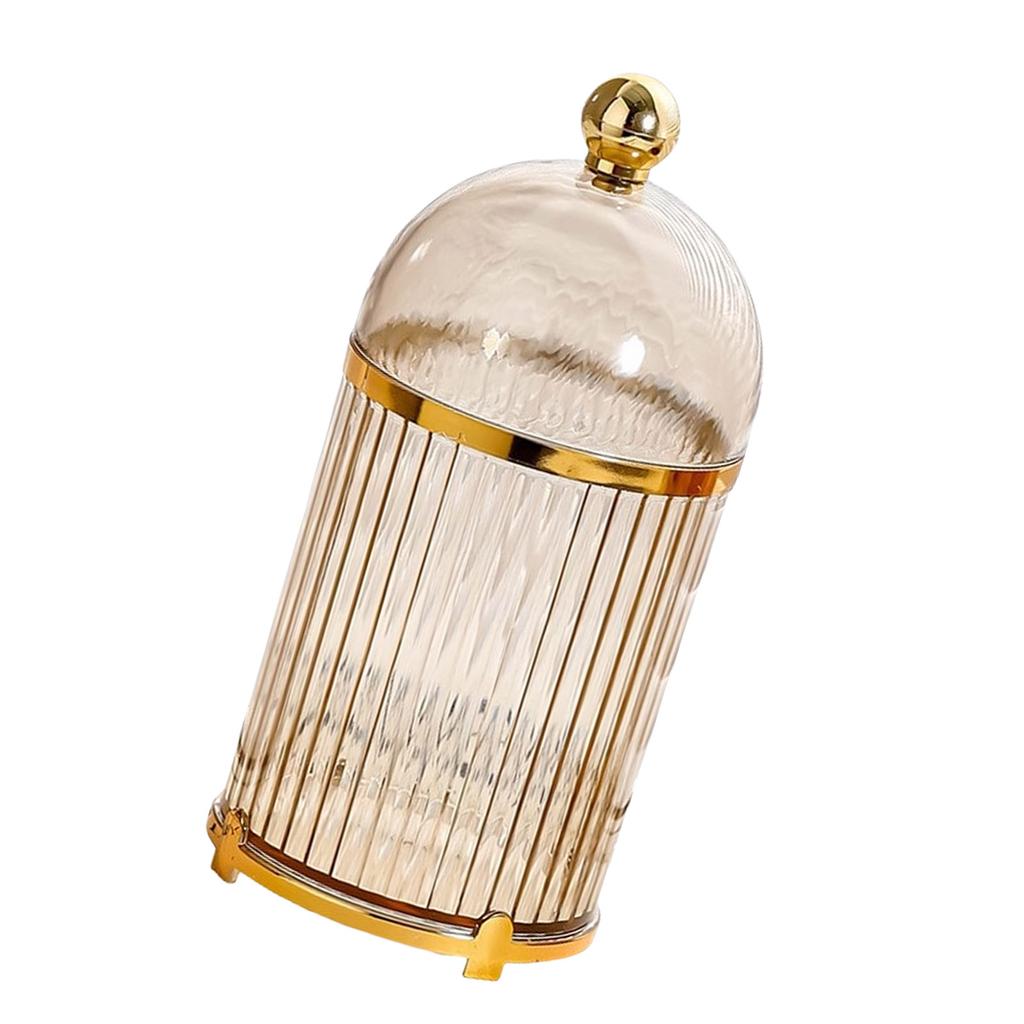 Dessert Fork Holder with Lid Tableware Storage Cup Elegant Utensils Organizer for Living Room and Dining Decoration