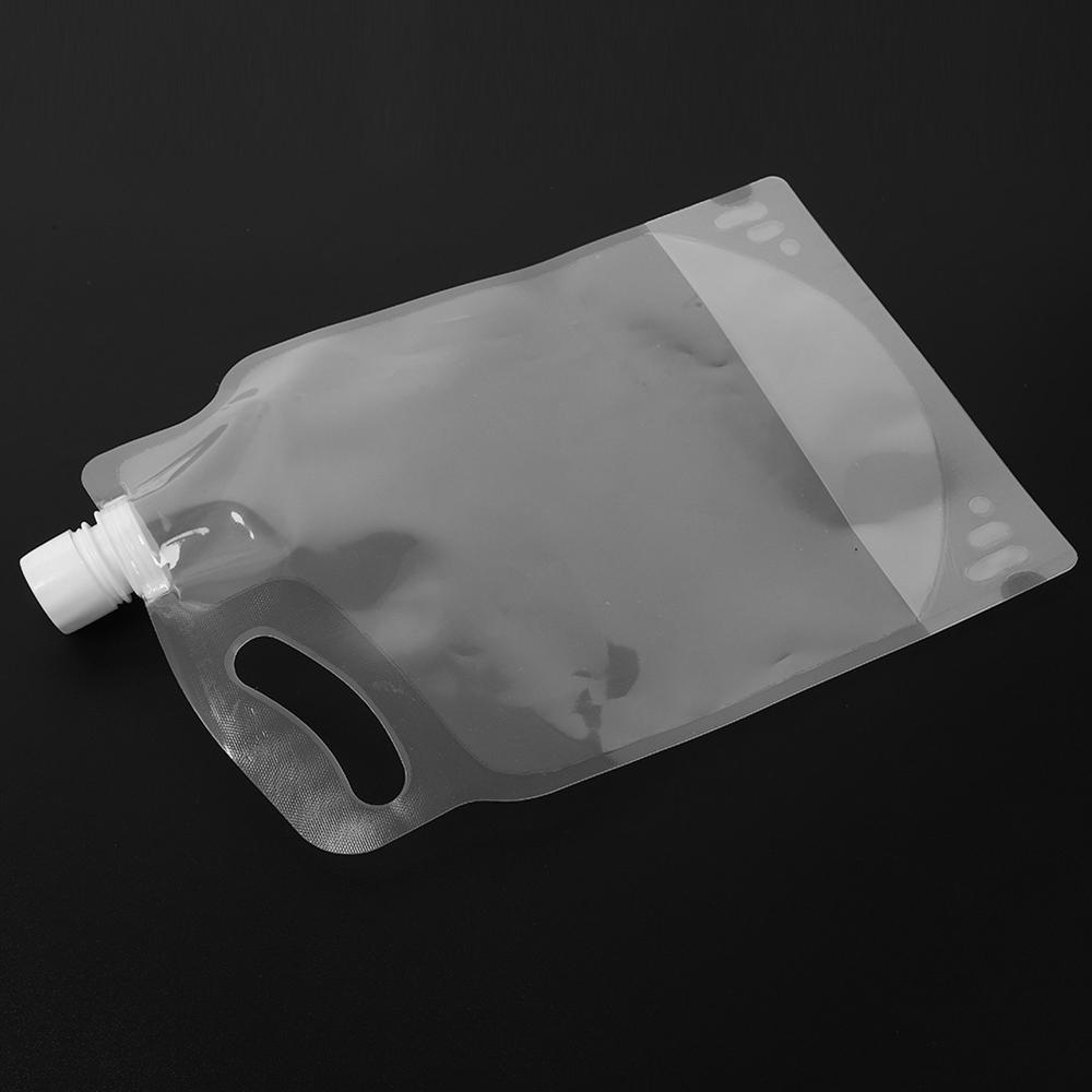 2L Sammenleggbar Vannpose Utendørs Camping Fottur Bærbar Sammenleggbar Vannlagring Løftepose Multifunksjonell Sammenleggbar Vannflaske