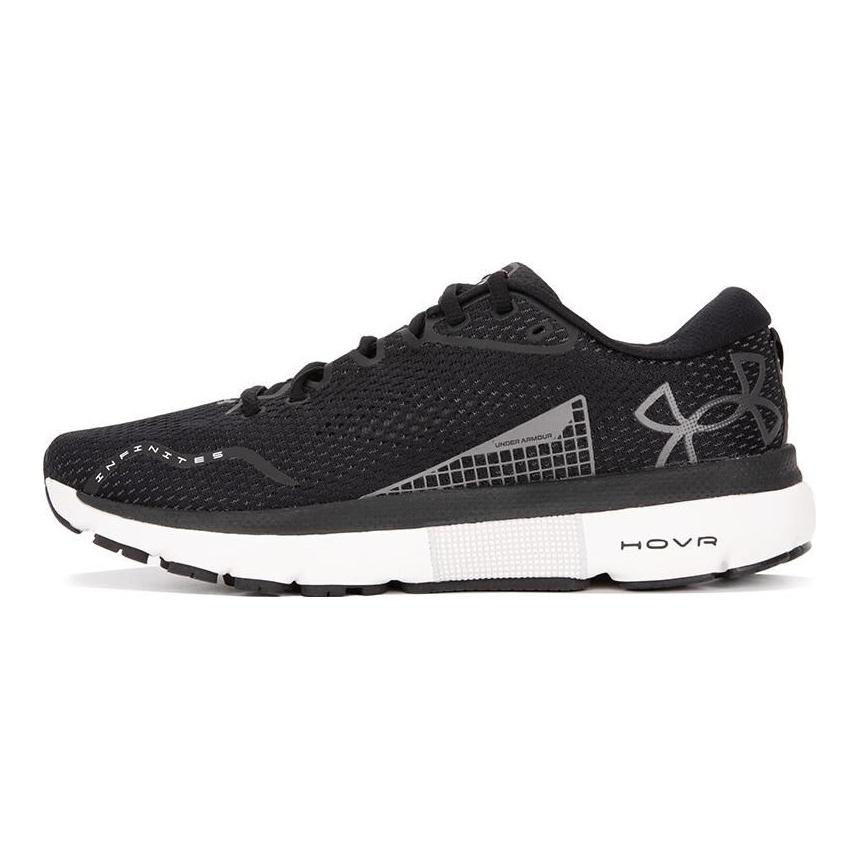 Under Armour HOVR Infinite 5 Siyah Beyaz Erkek Spor Ayakkabı 3026545-006