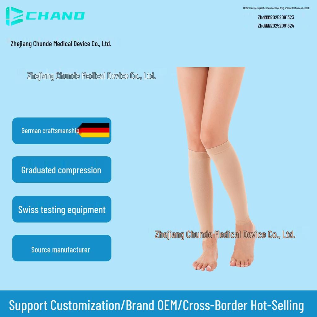 Calf and Compression Socks Set for Varicose Veins – Medical Elastic Support Stockings