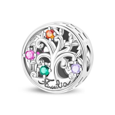 Copper Charms Beads Warm Tree Of Life Family Pendant Fit Original Diy Bracelet Fine Diy Jewelry Gifts
