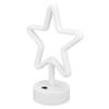 LED Desk Lamp USB Five Pointed Star Warm Light Neon Sign Bedroom Bar Holiday Decoration Light