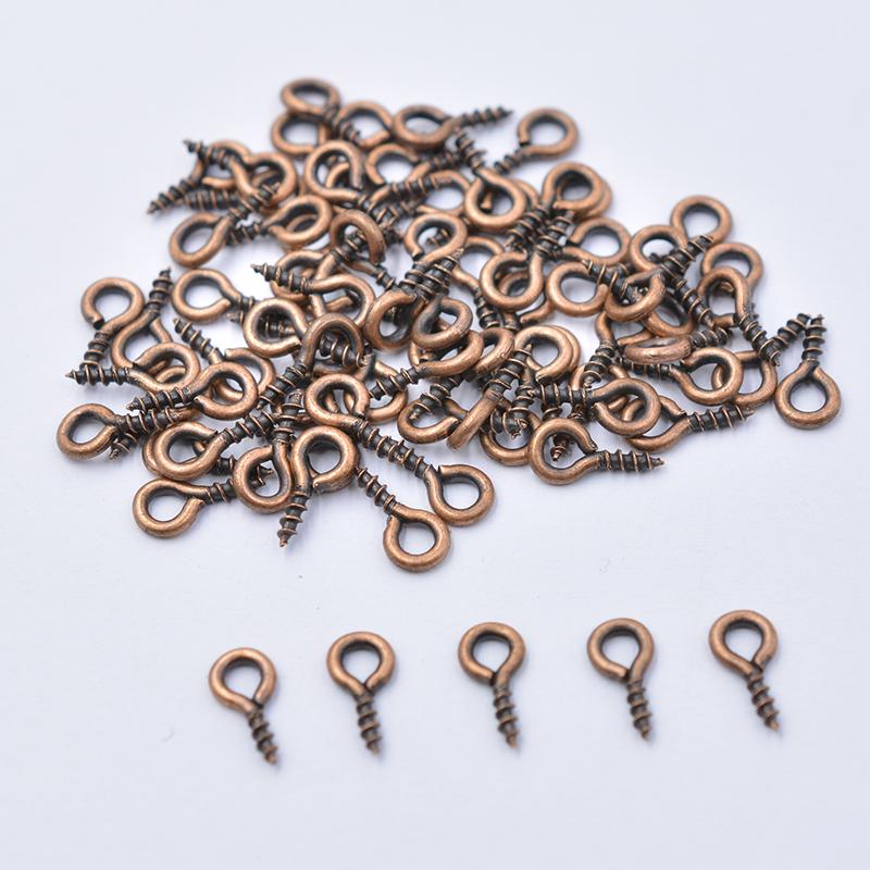 

Маленькие Овечьи Глазки Крошечные Булавки Айпины Крючки Люверсы Винтовые Застежки Крючки Бусины для Изготовления Ювелирных Изделий 4x8mm