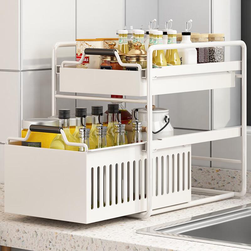 Multifunctional Pull-Out Cabinet Storage Shelf