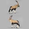 Animal Figurines Toys Preschool Educational Longhorn Bull Zebra Longhorn Antelope Grassland Animals Sets Cupcake Decor