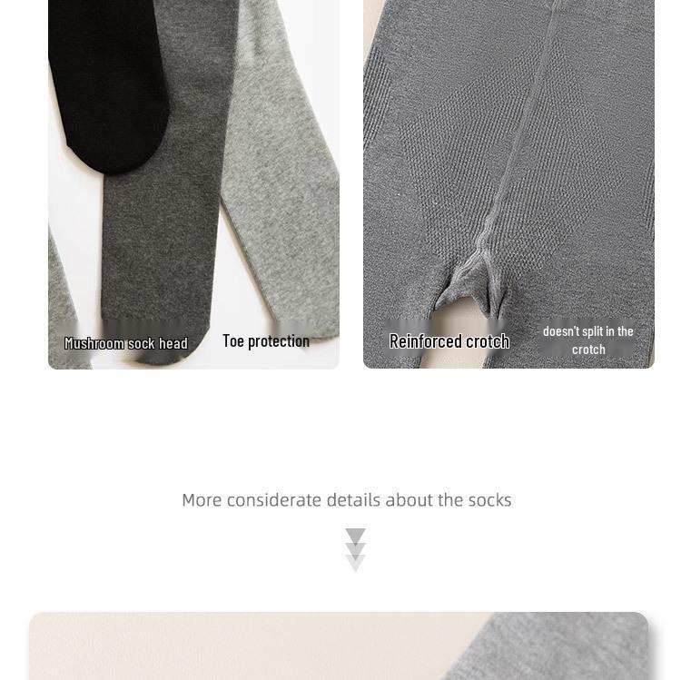 Women's Gray Velvet Leggings with Vertical Stripes – Slimming, Micro-Pressure, Stirrup Style for Autumn/Winter.