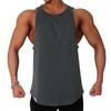 Beleumaneopaeleol Plain Muscle Sleeveless Dark Gray