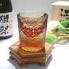Edo Kiriko Hand-Carved Crystal Whisky Glass