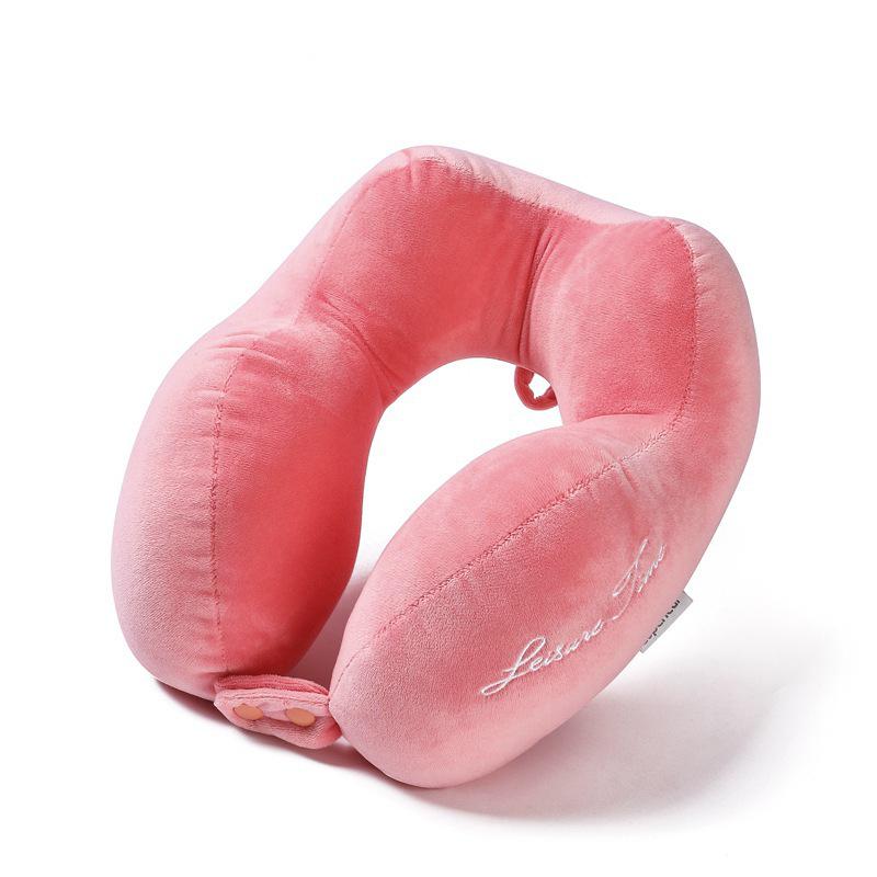 

Настраиваемая U-образная подушка для шеи с вышивкой для путешествий и дневного сна в офисе Single Piece