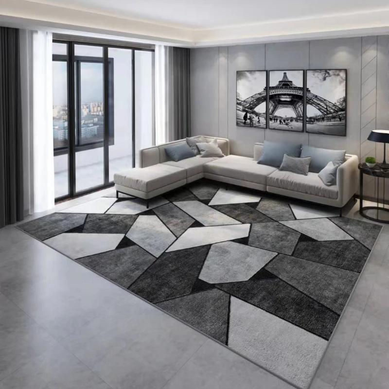 Geometria Marmorizzata Nordica Decorazione Stanza Adolescenti Tappeti per Soggiorno Tappeto Camera da Letto Tappeti da Area Antiscivolo Tappetini Lavabili in Casa