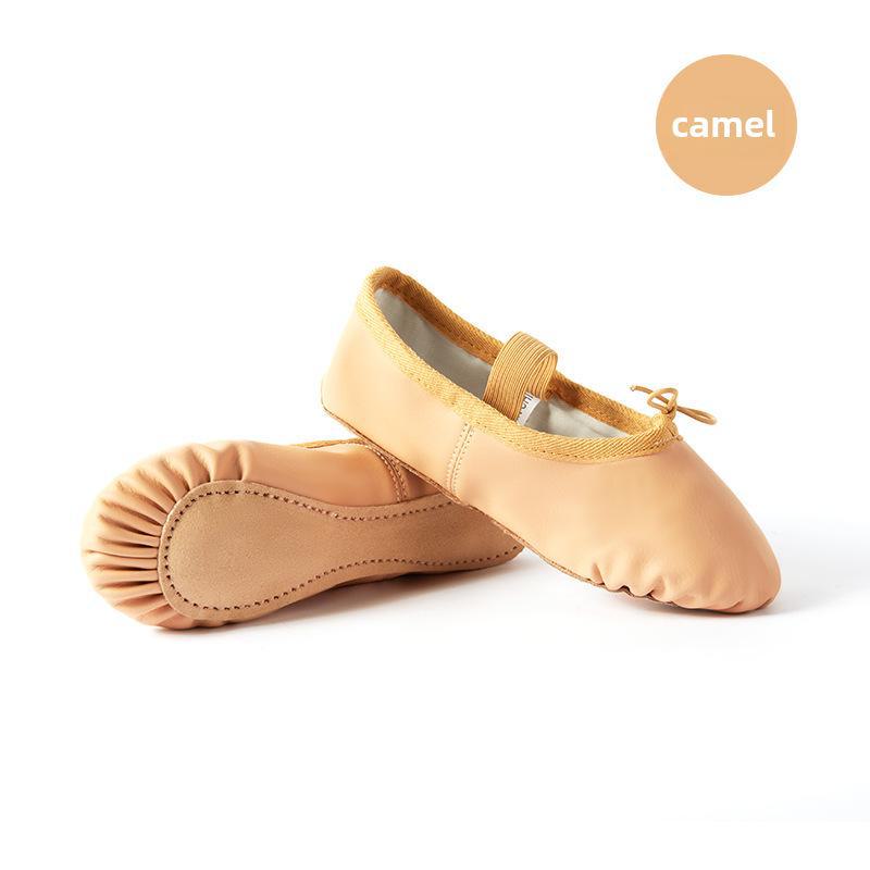 

«Балетки с мягкой подошвой для детей и взрослых — обувь из искусственной кожи для танцев и йоги» 29 верблюд