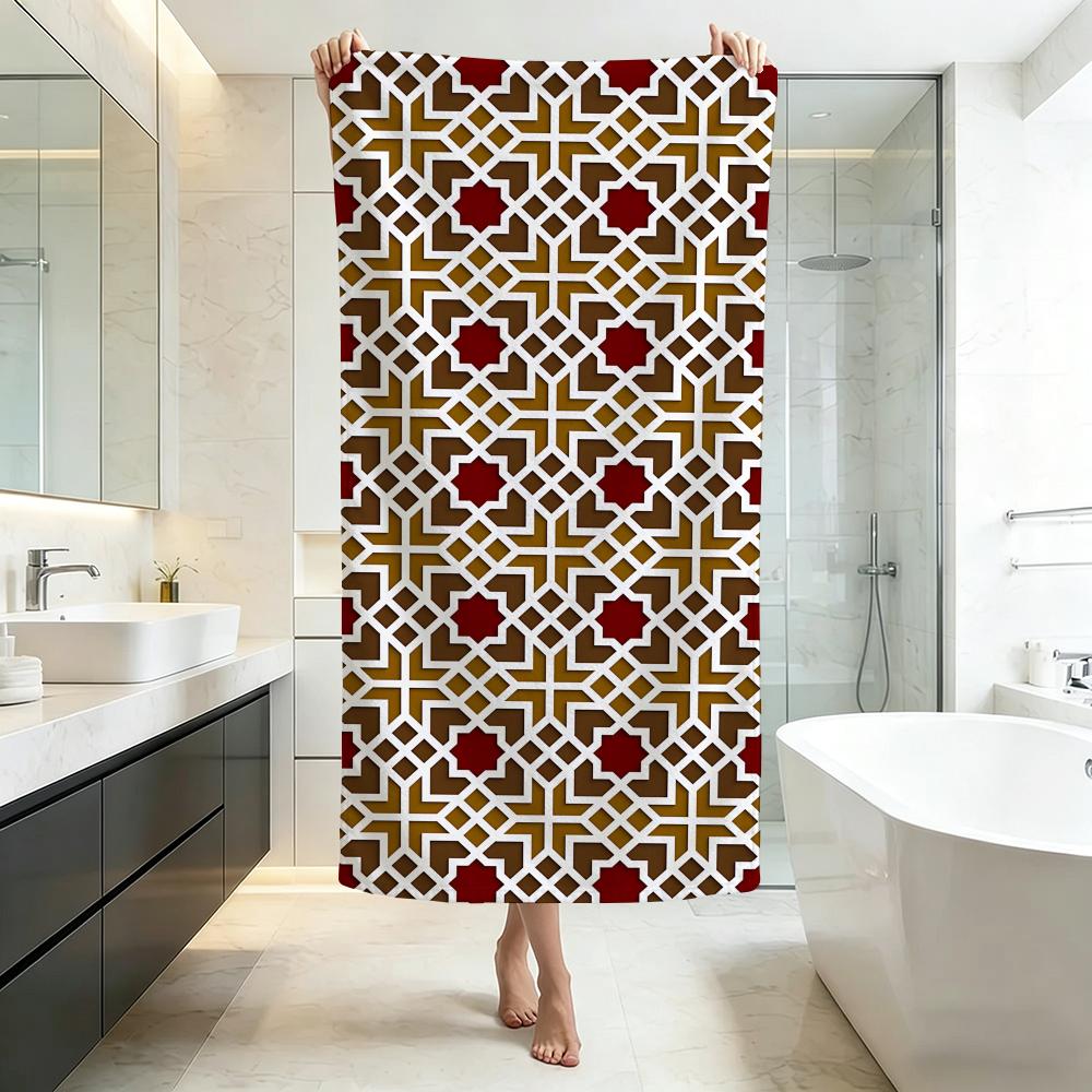 Moroccan Mosaic Towel Five-Star Hotel Quality Eco-Friendly Ultra Soft Thick Towels & Beach Towels