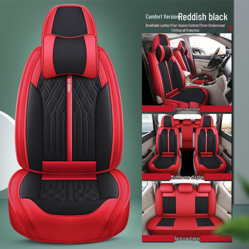Fundas de Asiento de Cuero Envolvente Completo Baojun 730 para 7 Plazas (2+2+3), Cojines para todas las estaciones.