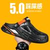 2025 summer new hole shoes men's outdoor casual cool slippers wearing Korean version of beach shoes fashion slippers men