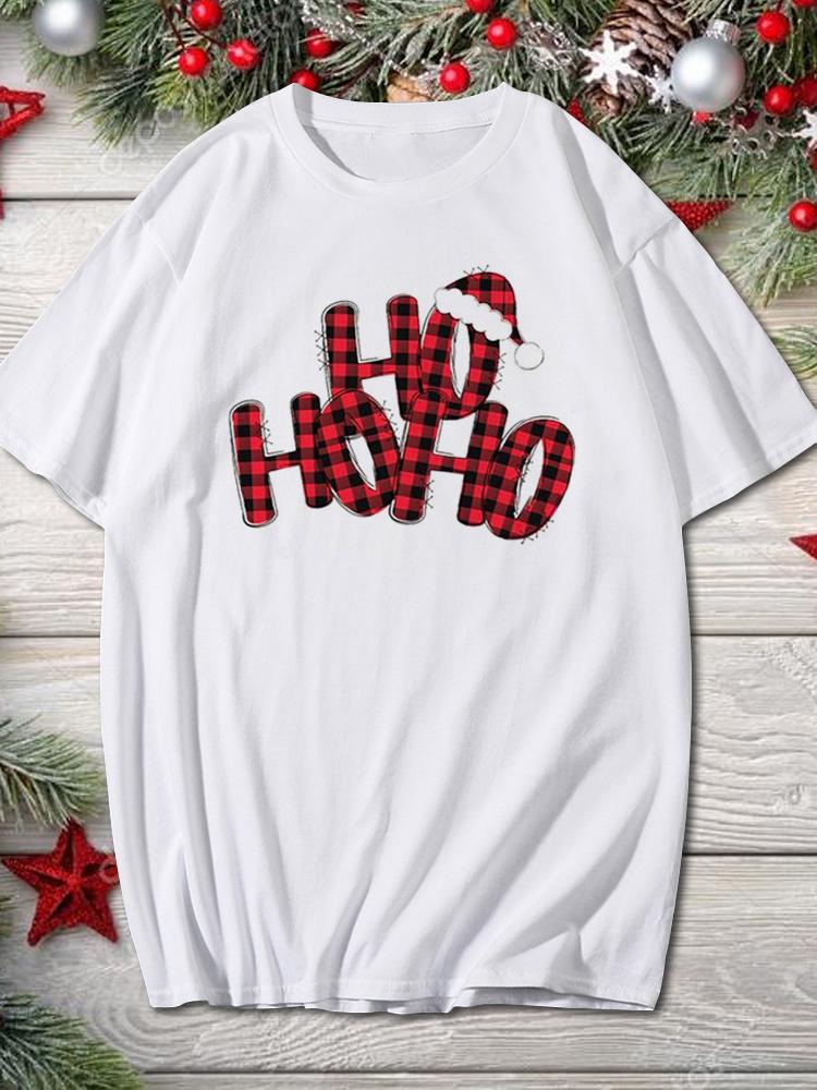 2025 Merry Christmas Women Holiday Fashion T Shirt Trend Graphic T-Shirts Holiday Tshirt New Year O-Neck Cartoon Top Xmas Gifts