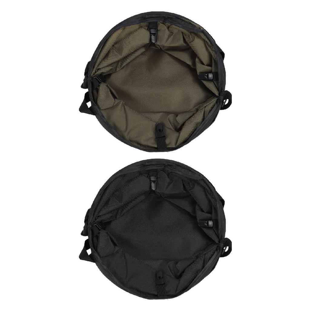 37L Medium Size Camping Trash Can Folding Storage Bin Portable Trash Can for Picnic Camping Outdoor 
