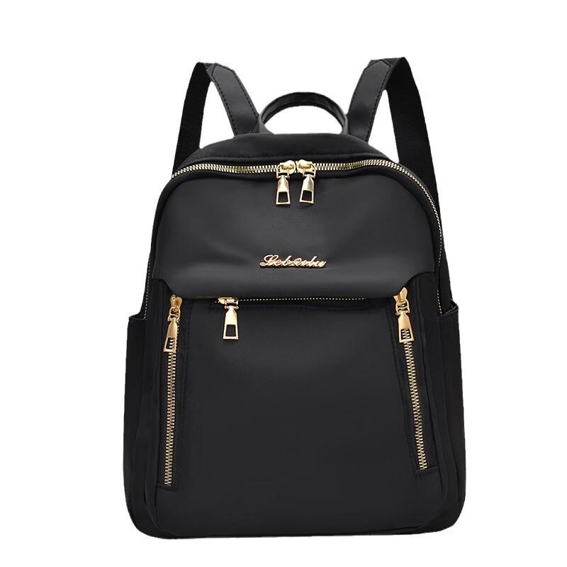 Women's Embroidered Oxford Travel Backpack