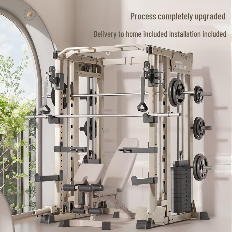 Gangziyu All-in-One Home Gym Smith Machine