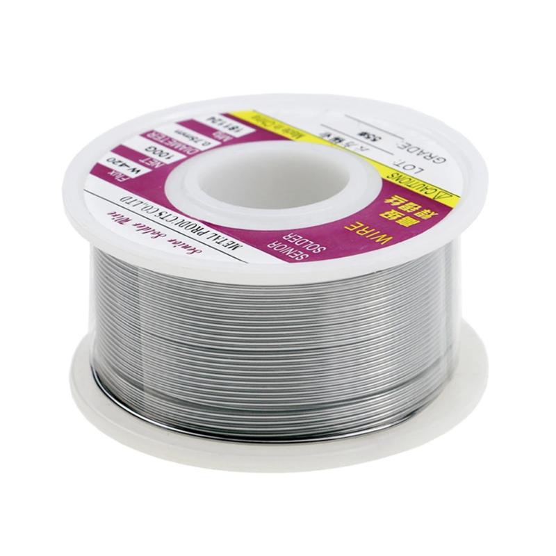 50/100G Tin Wire Soldering Wire With Flux Melt Rosin Core Solder Roll No-Clean Electrical Repair Solder For Soldering 0.8/1.0Mm