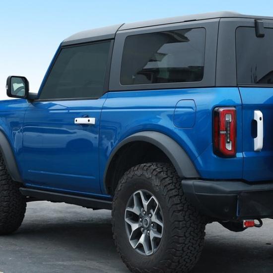 3Pcs Exterior Tailgate Side Door Handle Decor Cover Trim Kit For Ford Bronco 21+