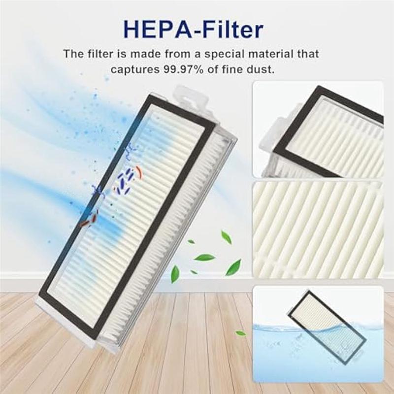 A65T-21Pcs For Roborock Q8 Max Q8 Max+ Q5 Pro Q5 Pro+ Robot Vacuum, Replacement Main Side Brush Filter, Dust Bags, Mop Cloth