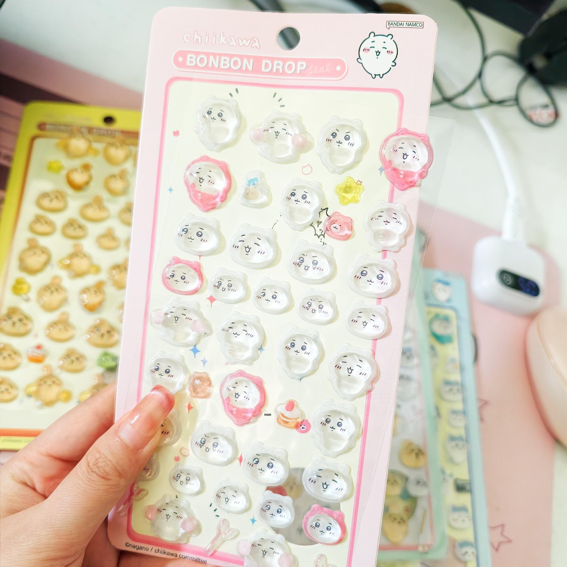 

Jiikawaii 3D Usacchi Epoxy Stickers - Cute Decorative Stickers for Phones