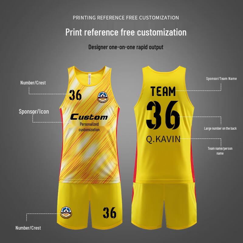 Unisex Quick-Dry Athletics Training Set (Vest & Shorts)