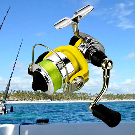 

Дизайн большого диаметра ручка облегчения усилия металлическая летняя рыболовная спиннинговая катушка