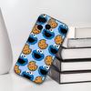 C-Cookies Monster Cartoon Phone Case For iPhone 17,16,15,14,13,12,11 Plus,Pro Max,XS,Soft Black Cover