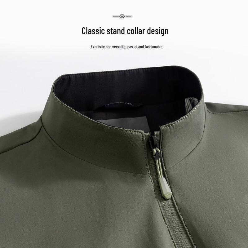 Hodo Men's Autumn Stand-Collar Business Casual Jacket