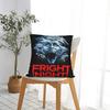 Horror Film Frighteds Nights Pillow Case Square Pillow Cover For Couch Sofa Bedroom Vintage Cushion Cover
