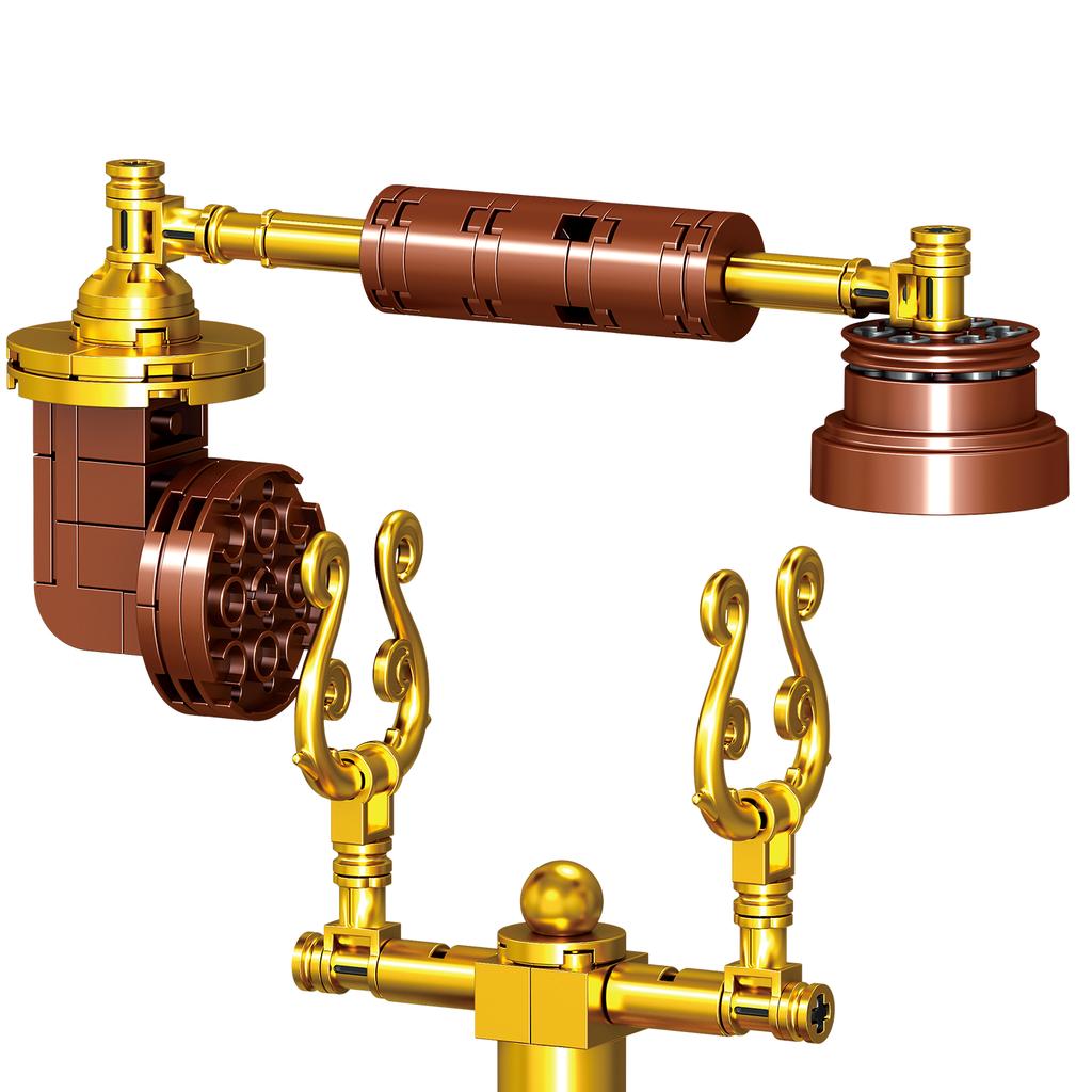 410PCS Retro Telephone Assembled Building Blocks Classic Desktop Decoration Vintage Phone Bricks Toys Children Christmas Gifts