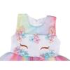 Kids Carnival Princess Unicorn Tutu Dress, for Birthday Party, Children's Day, Christmas, Halloween, Cotton, Pink, 5-6 Years, 120cm